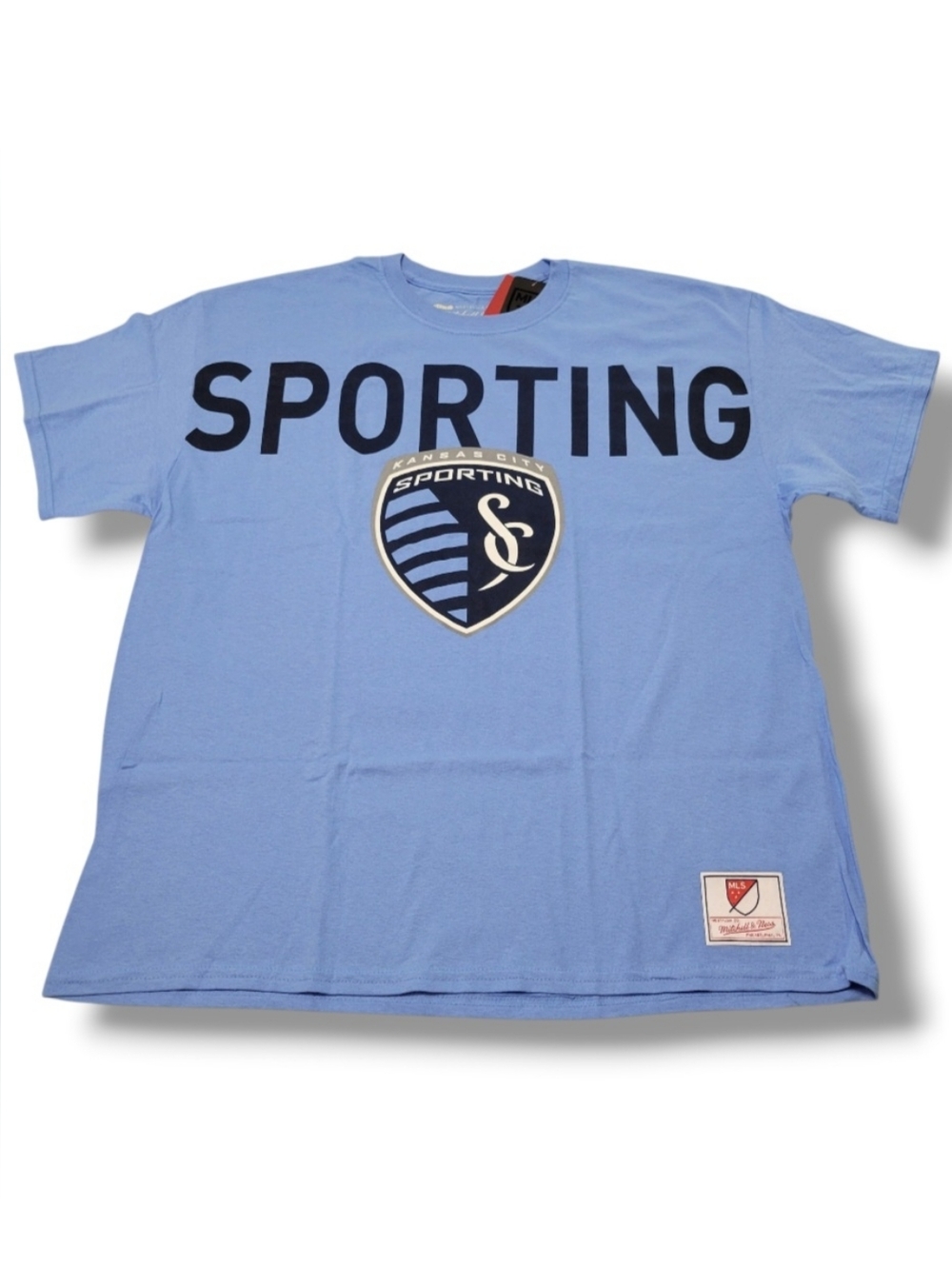 Mitchell & Ness T-Shirt Size XL Women's Sporting Kansas City Soccer Club Graphic